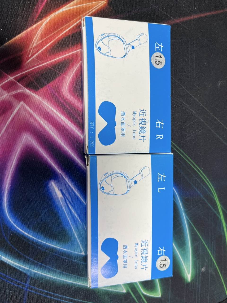 Diving Mask - Myopia Lenses Snorkeling All-dry Breathing Tube
