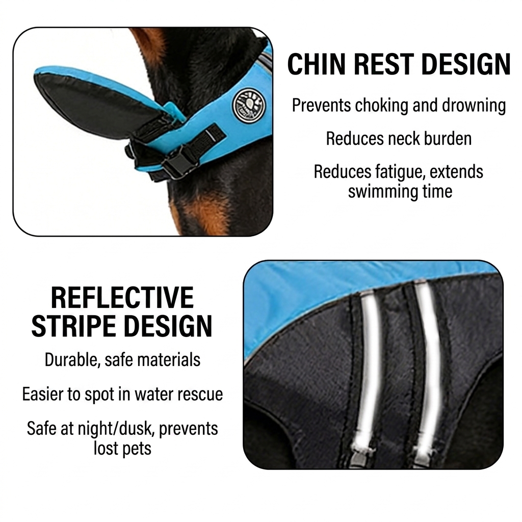 Dog Life Jacket High Buoyancy  - Life Jacket 评论和价格