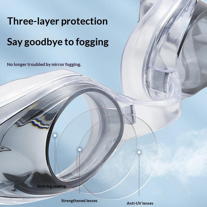 1PC Silicone Goggle HD Waterpr - Goggles Swim 评论和价格