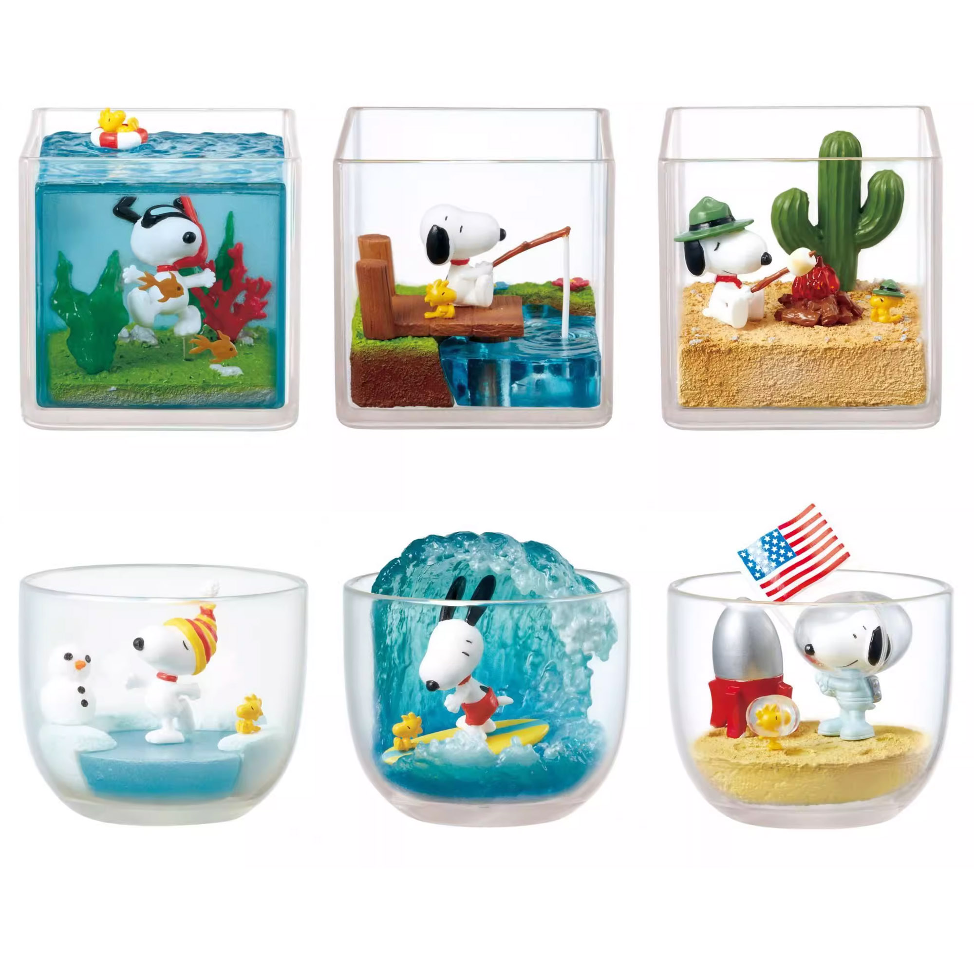 Snoopy Woodstock Happy Time in - Snorkel Set 评论和价格