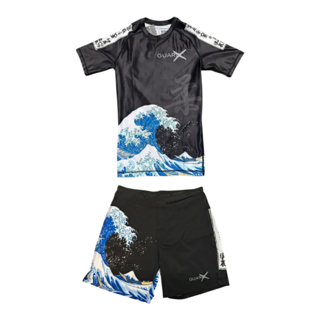 Japan Ukiyo-e Ocean Wave Brazi - Rash Guard 评论和价格