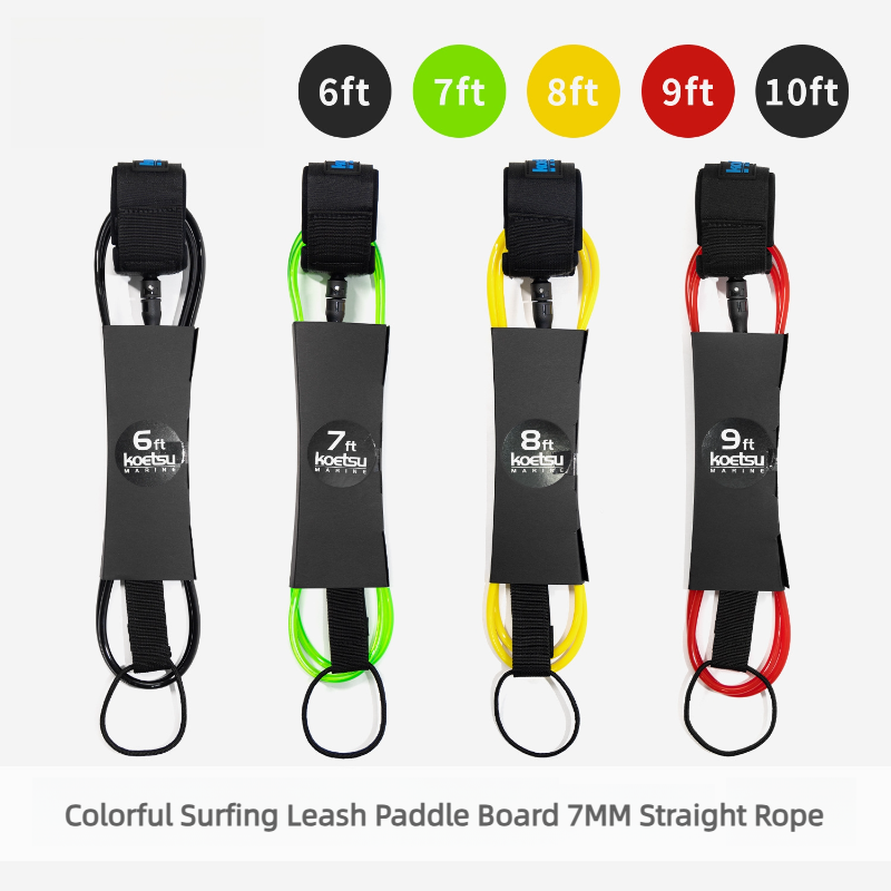 Colorful Surf Leash 7mm, SUP P - Surfboard Leash 评论和价格
