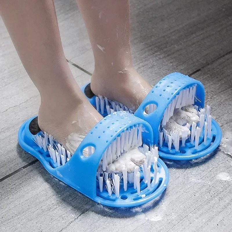 1Pc Shower Foot Scrub Massager - Flippers Swimming 评论和价格