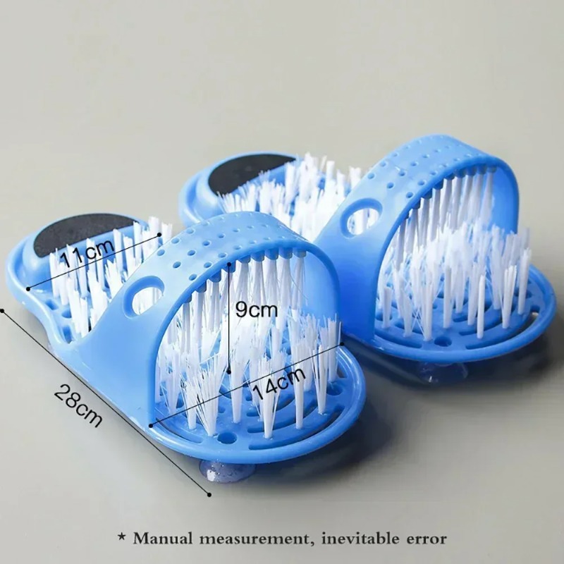 1Pc Shower Foot Scrub Massager - Flippers Swimming 评论和价格