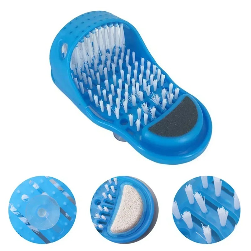 1Pc Shower Foot Scrub Massager - Flippers Swimming 评论和价格