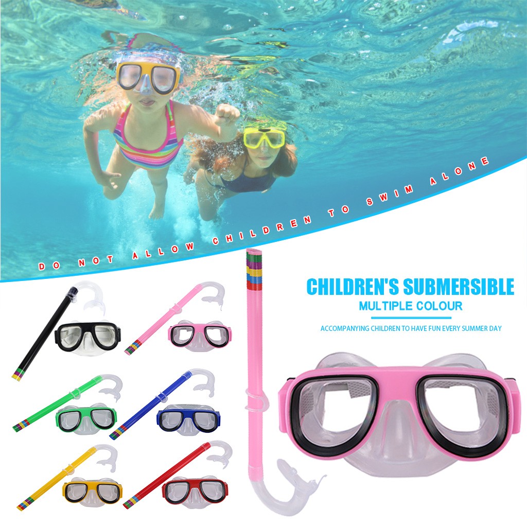 Summer Children Diving Goggle  - Snorkel Set 评论和价格