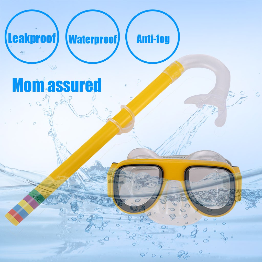 Summer Children Diving Goggle  - Snorkel Set 评论和价格