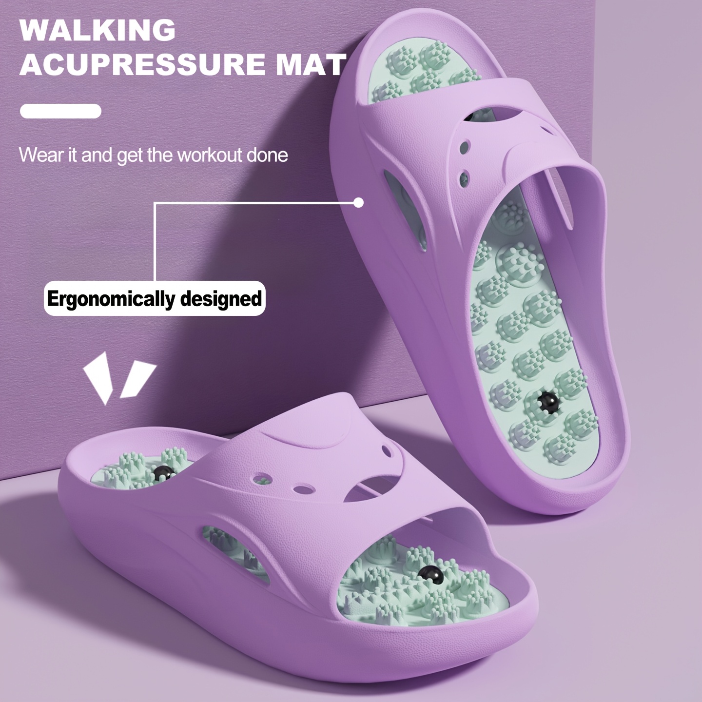Women Men EVA Massage Slippers - Water Shoes 评论和价格