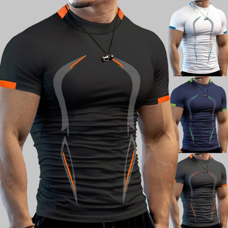 Stylish Gym Workout Compressio - Rash Guard 评论和价格