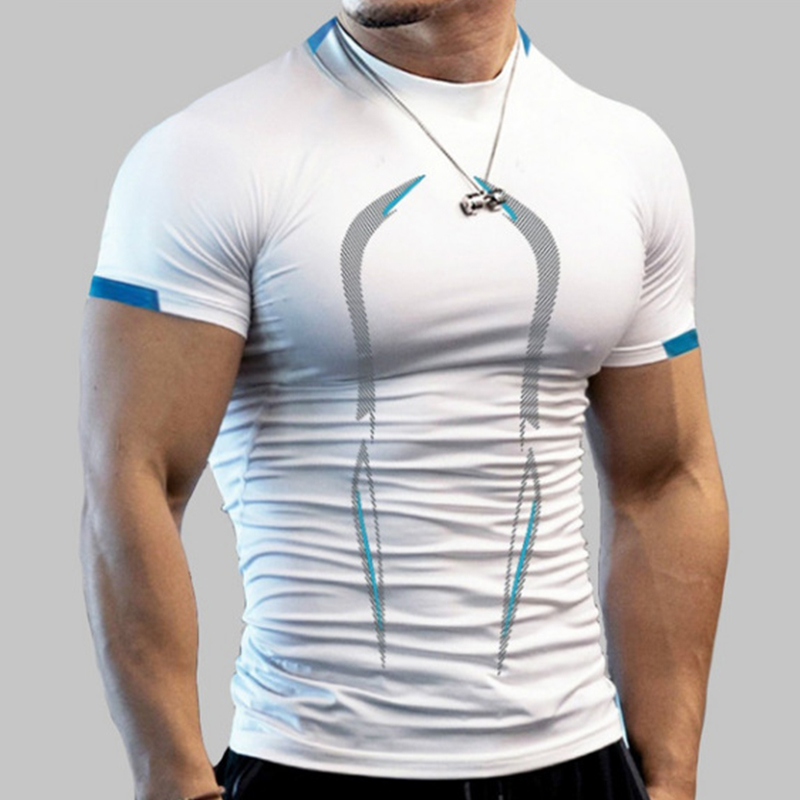 Stylish Gym Workout Compressio - Rash Guard 评论和价格
