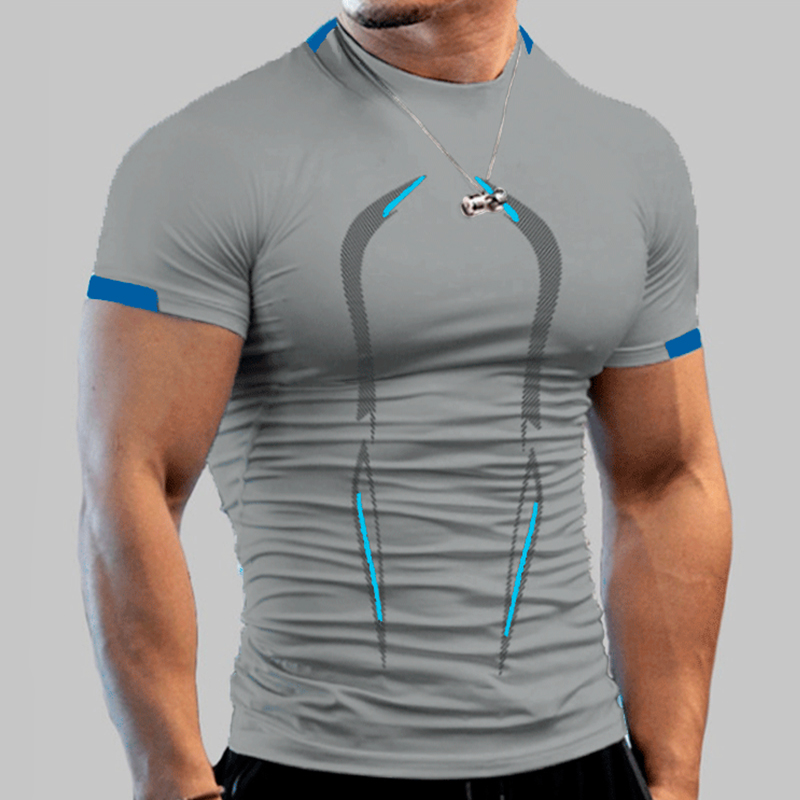 Stylish Gym Workout Compressio - Rash Guard 评论和价格