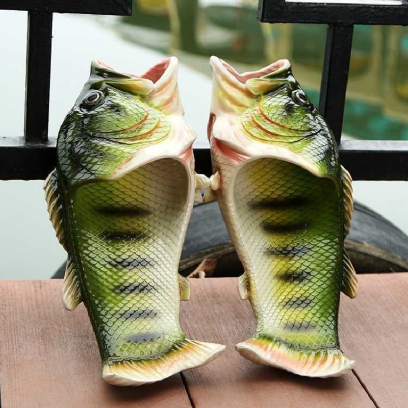 Designer Peep Toe Fish Slipper - Flippers Swimming 评论和价格