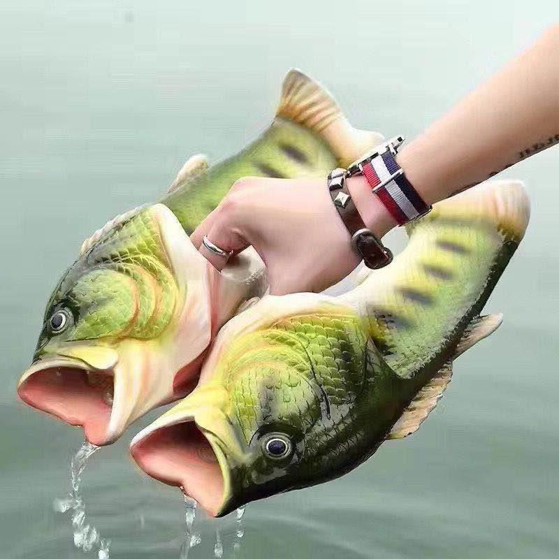 Designer Peep Toe Fish Slipper - Flippers Swimming 评论和价格