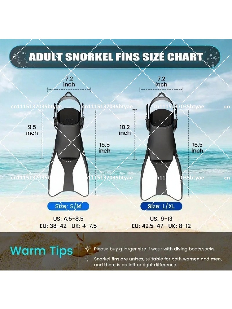 Adjustable Lace-Up Professiona - Swim Fins 评论和价格