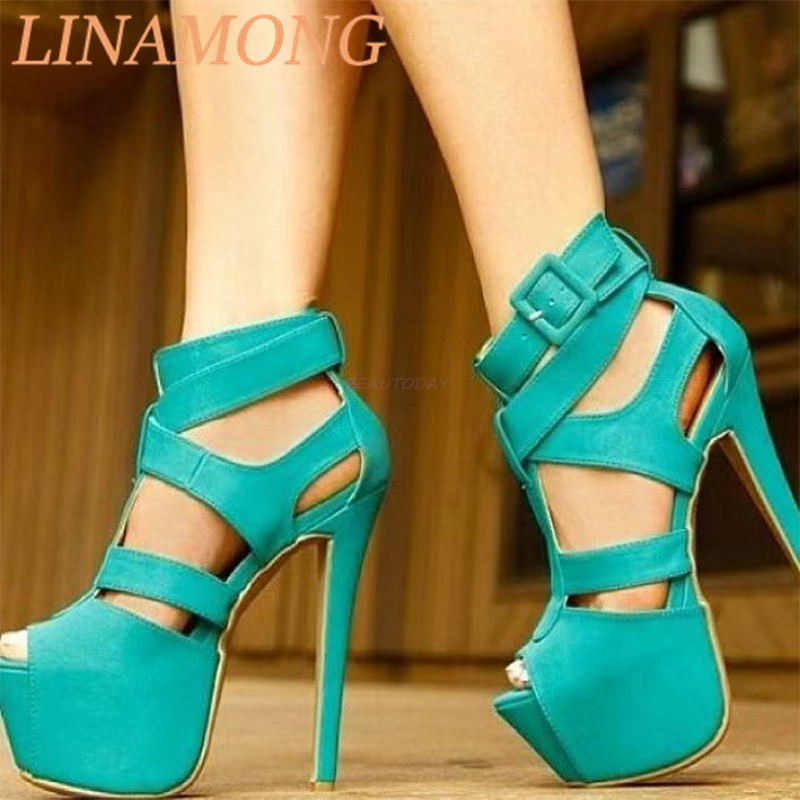 Blue Water Platform Fish Mouth - Water Shoes 评论和价格