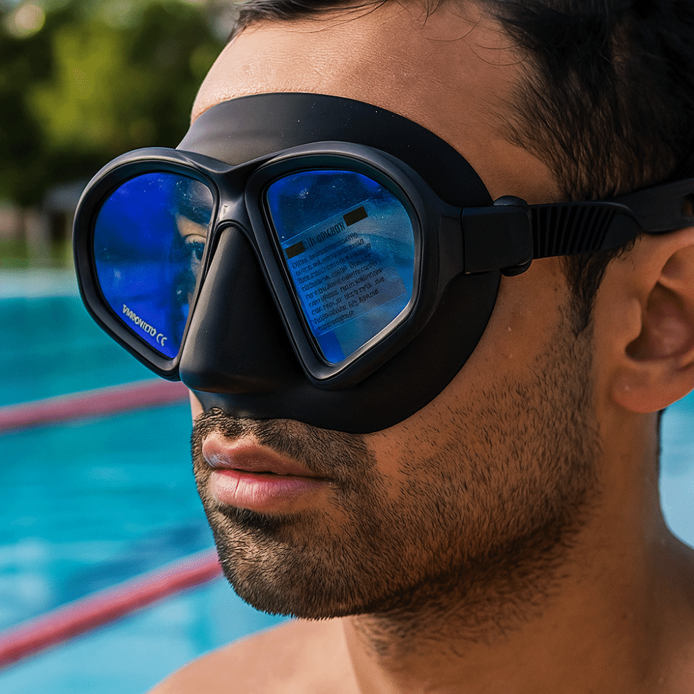 Tempered Glass Freediving Mask - Snorkel Set 评论和价格