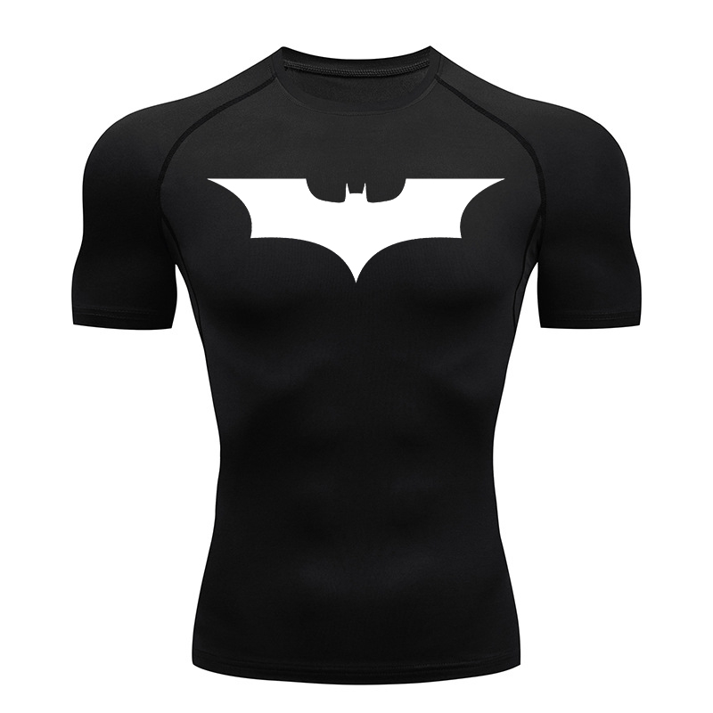 Bat Print Compression Shirts f - Rash Guard 评论和价格