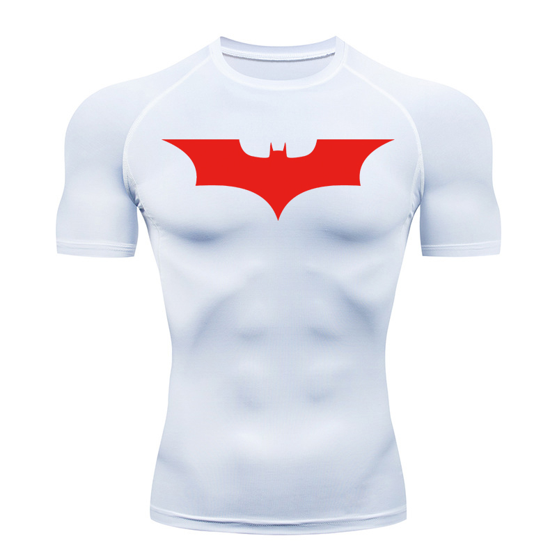 Bat Print Compression Shirts f - Rash Guard 评论和价格