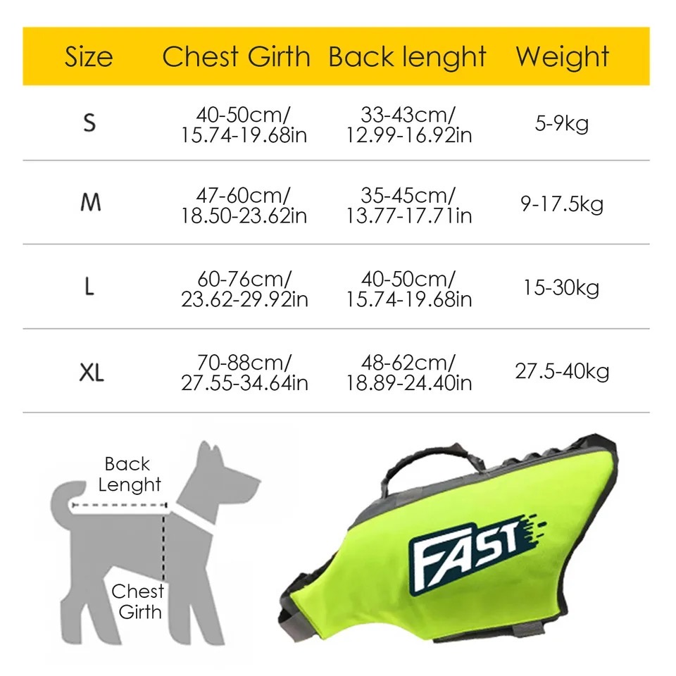 Pet Swimming Life Jacket Safet - Life Jacket 评论和价格