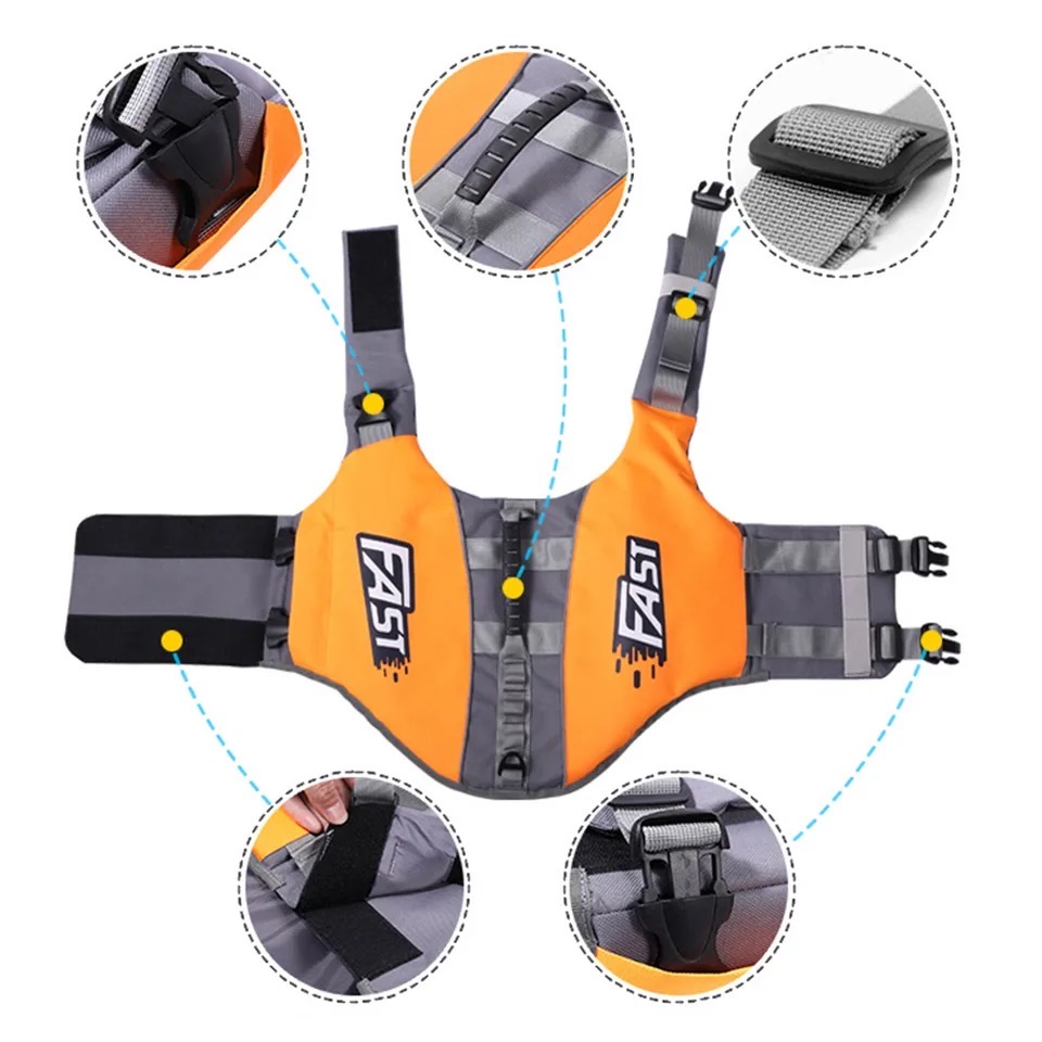 Pet Swimming Life Jacket Safet - Life Jacket 评论和价格