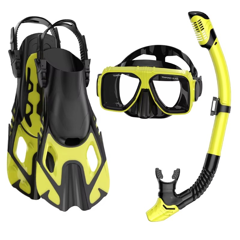 Professional 3-Piece Snorkel D - Snorkel Set 评论和价格