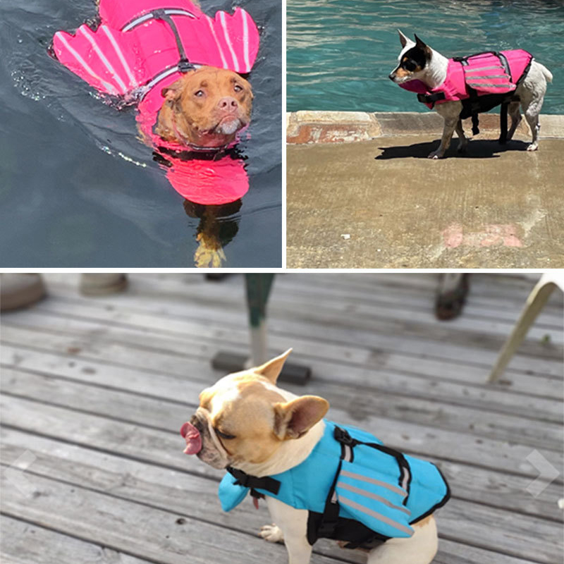 Dog Life Jacket Reflective Adj - Life Jacket 评论和价格