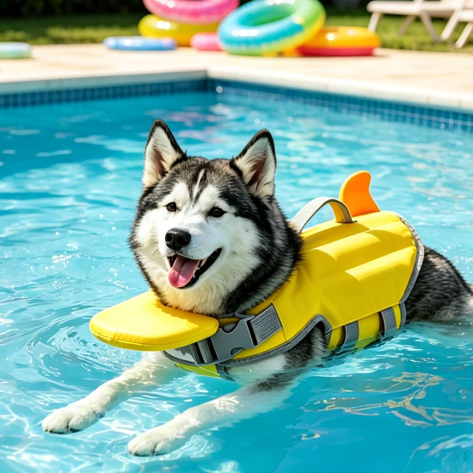 Dog Life Jacket Portable Summe - Life Jacket 评论和价格