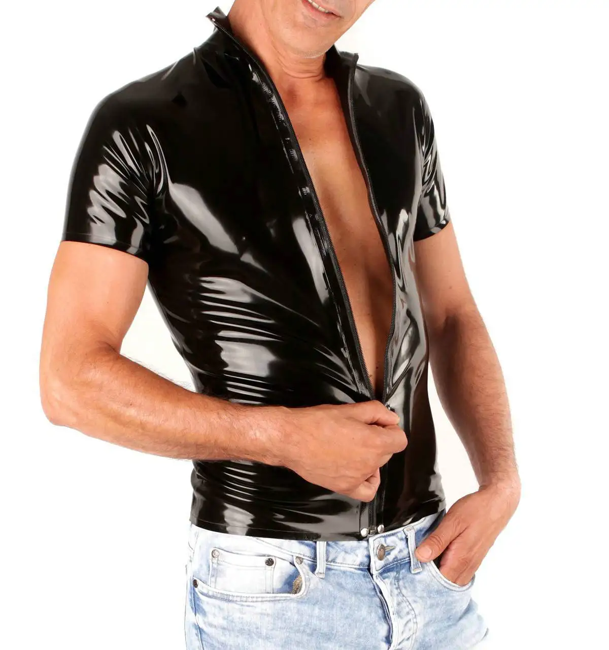 Latex Sexy Men Underwear Front - Wetsuit Men 评论和价格