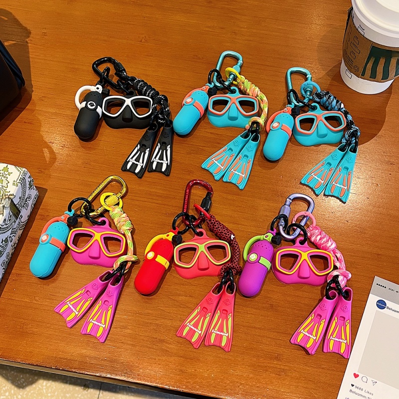 Feet Webbed Diving Keychain Di - Swim Fins 评论和价格